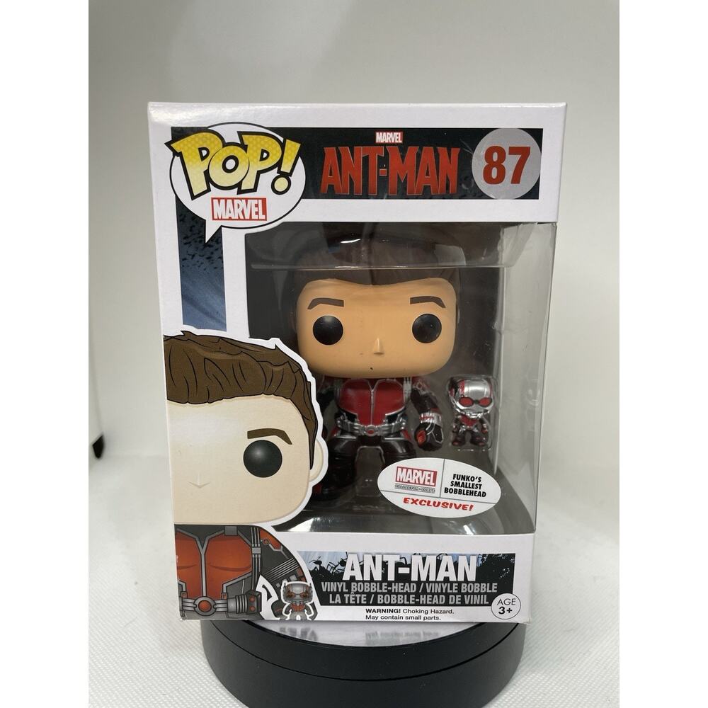 Funko Pop! Vinyl: Marvel - Ant-Man (Unmasked) #85 - With Small Ant-Man